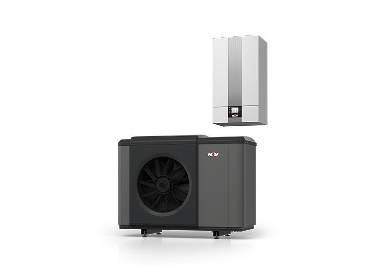 WOLF CHA heat pump with CHC