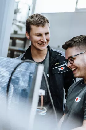 Training as an electronics technician