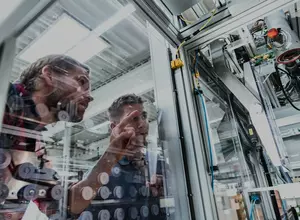 Mitarbeiter in der Technik