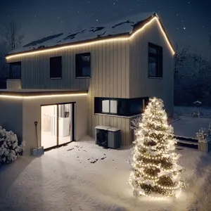 Einfamilienhaus Neubau Winter