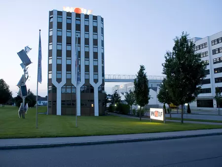 Widok pomieszczeń firmy WOLF