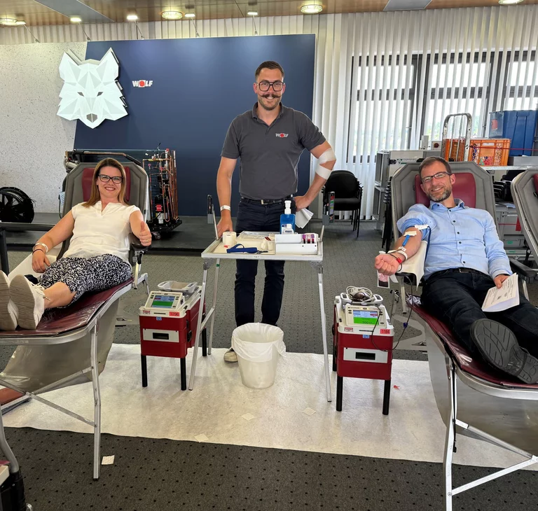 Nachhaltigkeitsteam WOLF Blutspendenaktion 2024