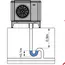 Skizze Kondensatablauf von WOLF CHA Wärmepumpe