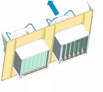 WOLF  Fanwallklappe schematische Darstellung