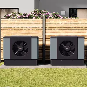 Zwei WOLF Luft/Wasser-Wärmepumpe nebeneinander