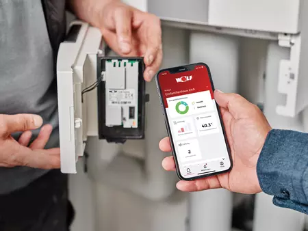 Wolf Smartset App übernimmt die Kopplung der EEBus-Geräte