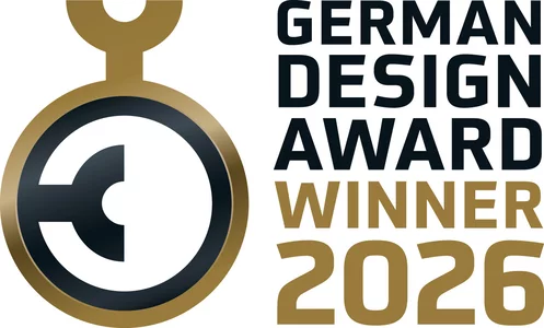 Offizielles Logo des German Design Award Winner 2026