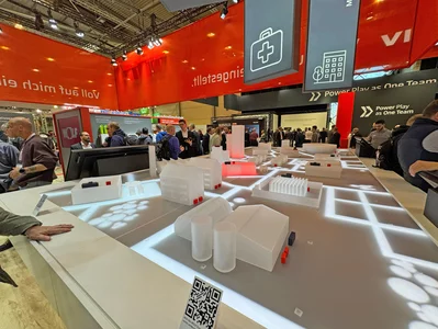 Interaktives WOLF Ecosystem auf dem Messestand der IFH Nürnberg