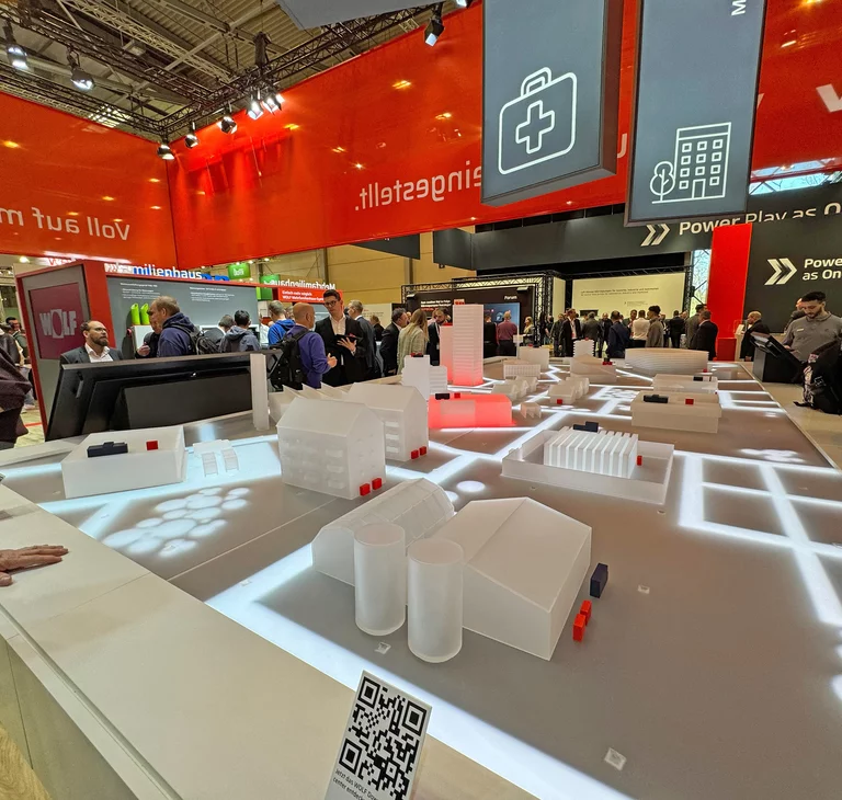 Interaktives WOLF Ecosystem auf dem Messestand der IFH Nürnberg