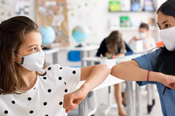 Luftreiniger in der Schule