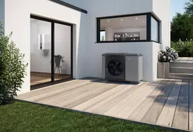 CHA Monoblock Außenmodul im Neubau