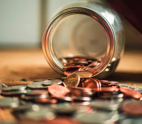 Monety - oszczędność kosztów