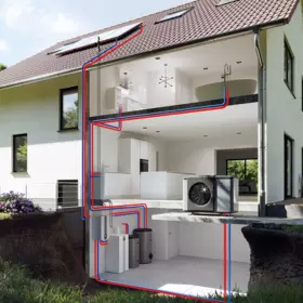 Widok przekroju nowego budynku