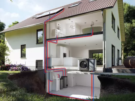 New building sectional view