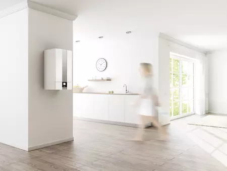 Gasbrennwerttherme Wohnhaus