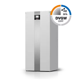 Eine Wolf Gasbrennwertzentrale  