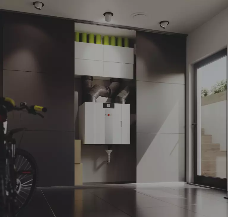 Wohnungslüftung CWL-2 im Keller