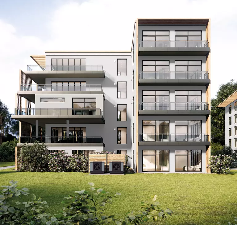 New build apartment house