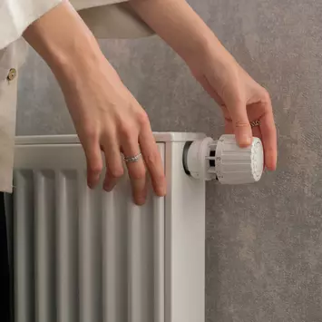 Heizkörper mit Thermostat
