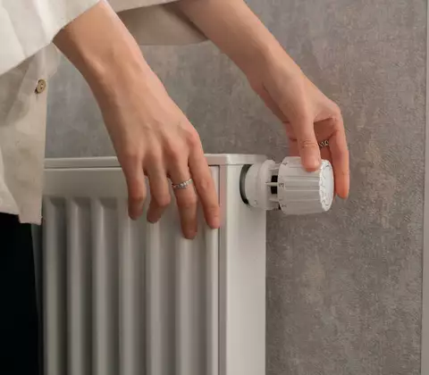 Heizkörper mit Thermostat