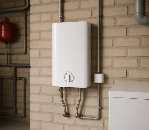 Durchlauferhitzer im Heizungskeller