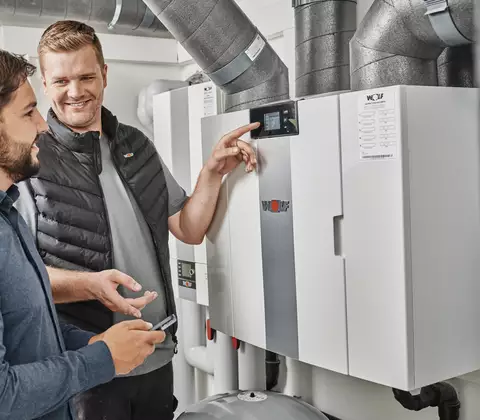 Lüftungsanlage Aufbau