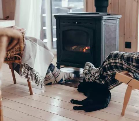 Trockene Heizungsluft