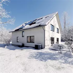 WOLF Waermepumpe EFH Saniert winter small 