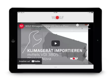 Service-Clip auf Tablet