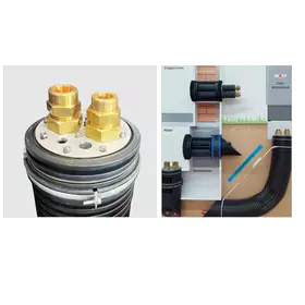 WOLF Wanddurchführung für CHA Monoblock