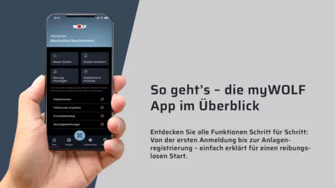 Videovorschau des Systemmanagements in der MyWolf App