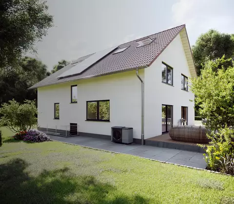 WOLF CHA Monoblock Beispielhaus