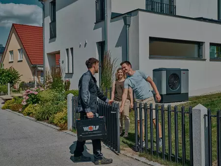 Beratungsgespräch zur Wärmepumpe