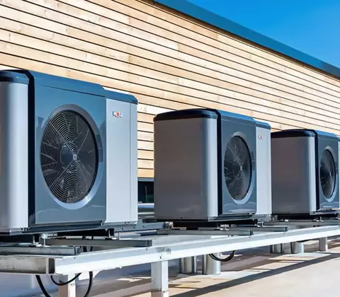 Sistema híbrido WOLF aerotermia y generación a gas