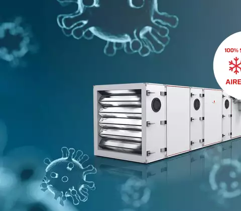 Unidad de tratamiento de aire fresco 100% saludable 