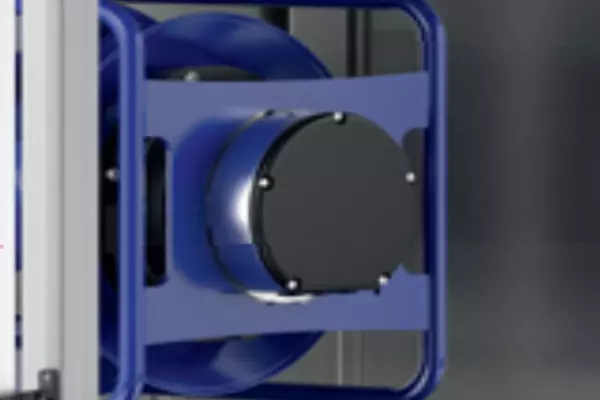 Ventiladores higiénicos con rodete lacado, completamente accesible y fácil de limpiar. Clase de eficiencia energética IE4.