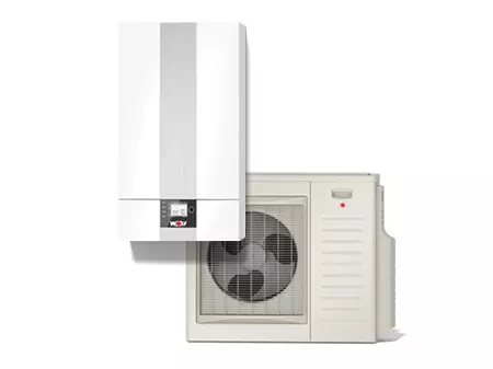 Tecnología de aerotermia. Bomba de calor "Split" para calefacción refrigeración y agua caliente sanitaria