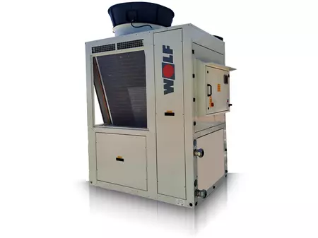 Bomba de calor con potencia de hasta 90 kW y con coeficiente de rendimiento elevado