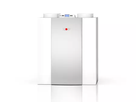  Ventilación de interior con intercambio continuo de aire y recuperación de energía. Equipo ligero y compacto con recuperación de calor para grandes viviendas